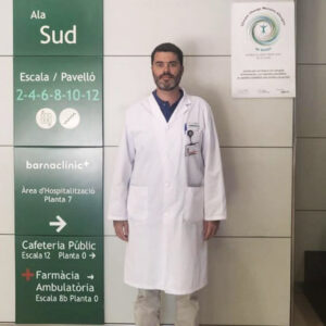 Hospital Clínic de Barcelona, fazendo especialização em Car-T Cell